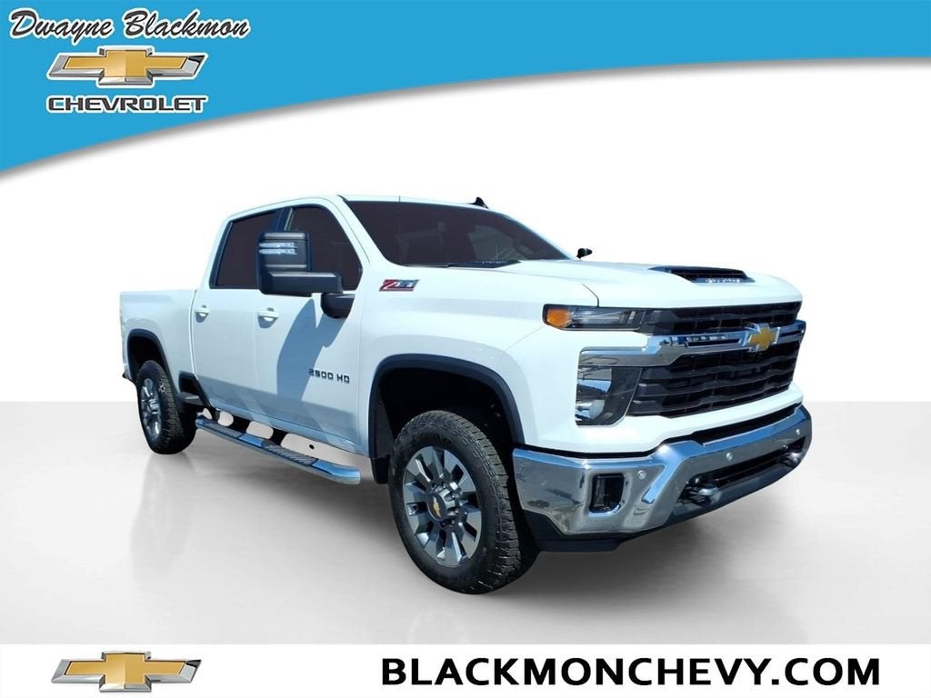 2026 Chevrolet Silverado 2500 HD LT in Summit White — front three-quarter view