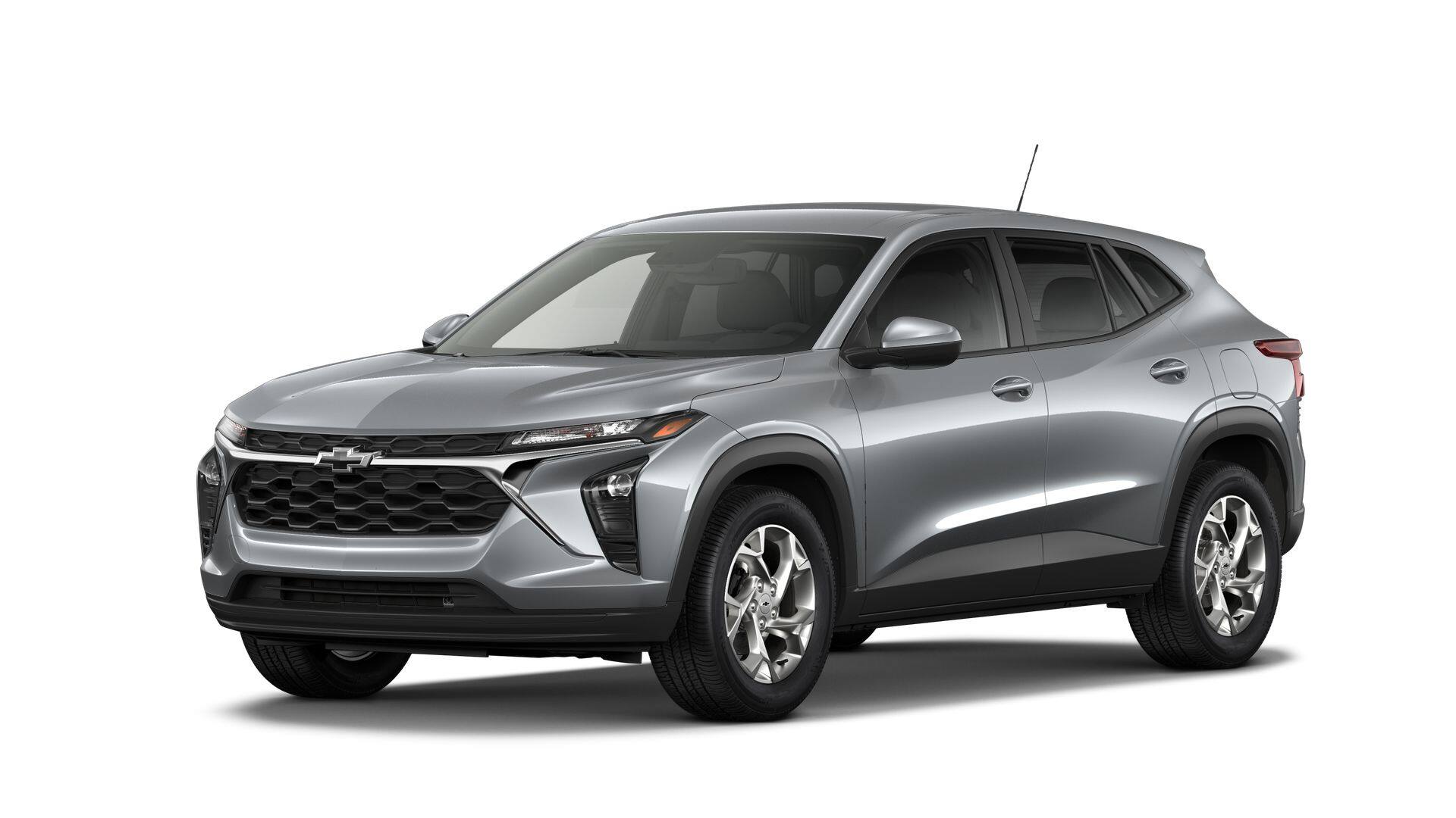 2026 Chevrolet Trax LS in Sterling Gray Metallic — front three-quarter view