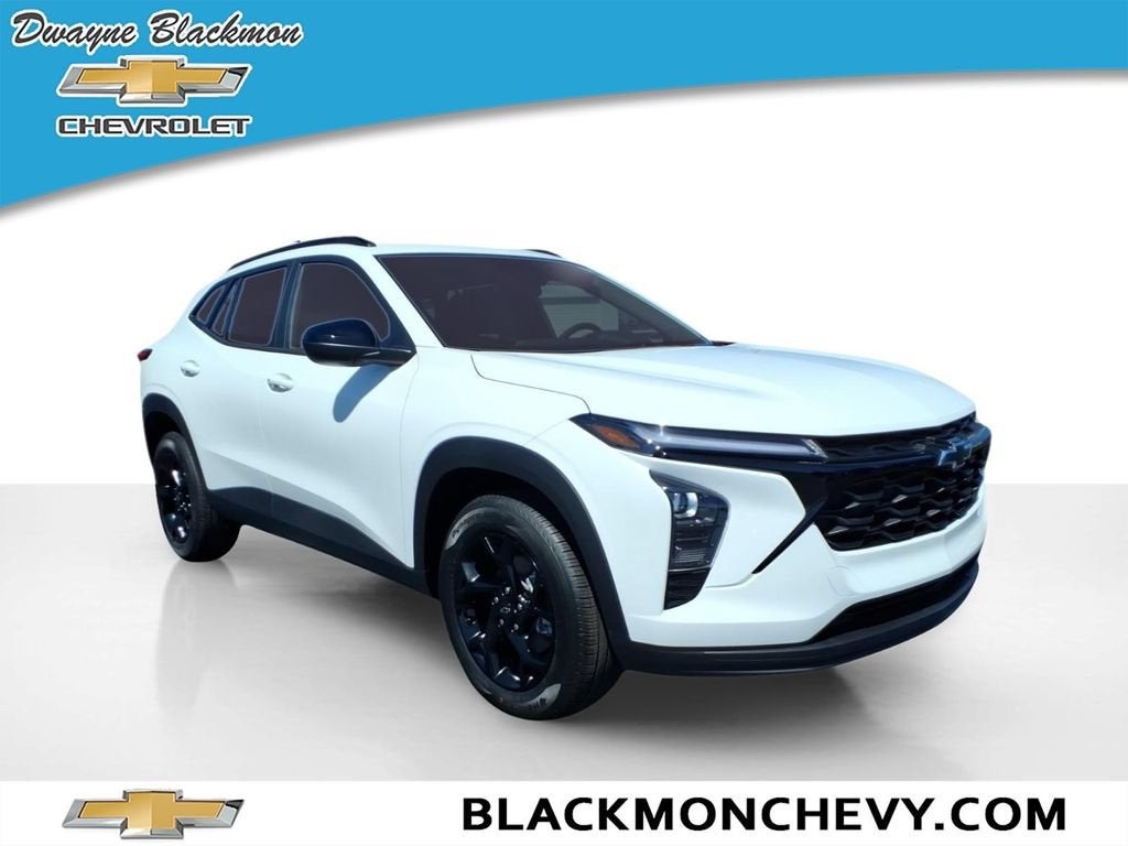 2026 Chevrolet Trax LT in Summit White — front three-quarter view