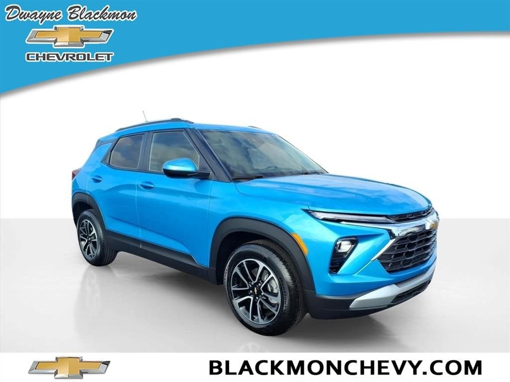 2026 Chevrolet Trailblazer LT in Marina Blue Metallic — front three-quarter view