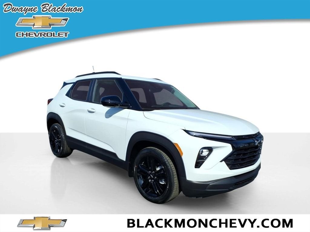 2026 Chevrolet Trailblazer LT in Summit White — front three-quarter view
